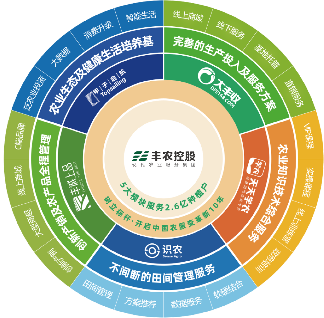 丰农控股以数字化、人工智能、物联网构建覆盖全产业链的农服新生态！